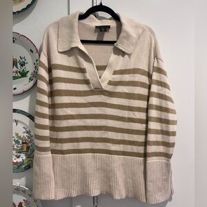 House of Harlow 1960 Stripped Cotton Sweater